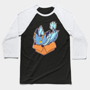 Blue Dragon In A Box Baseball T-Shirt